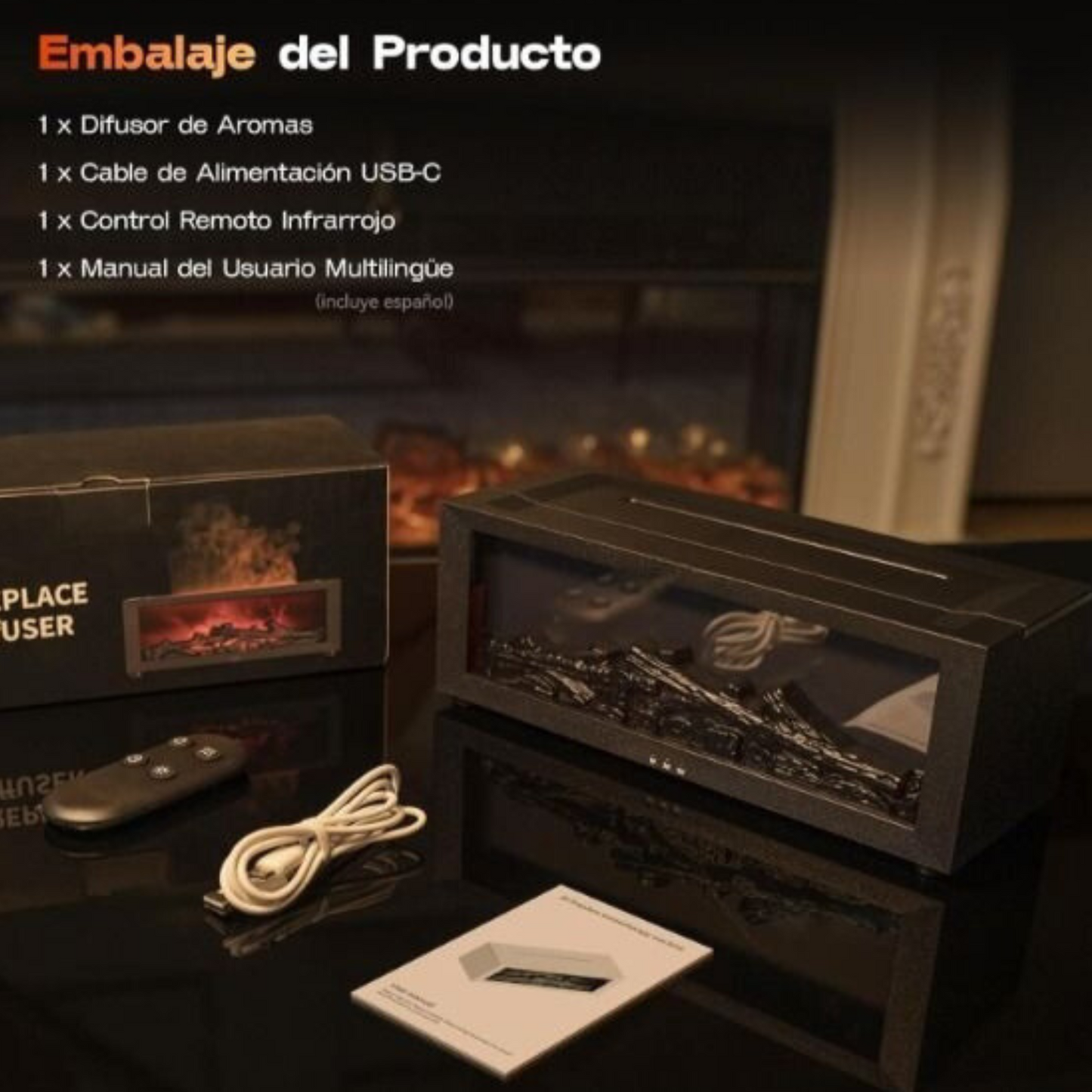 Humidificador de aceites esenciales